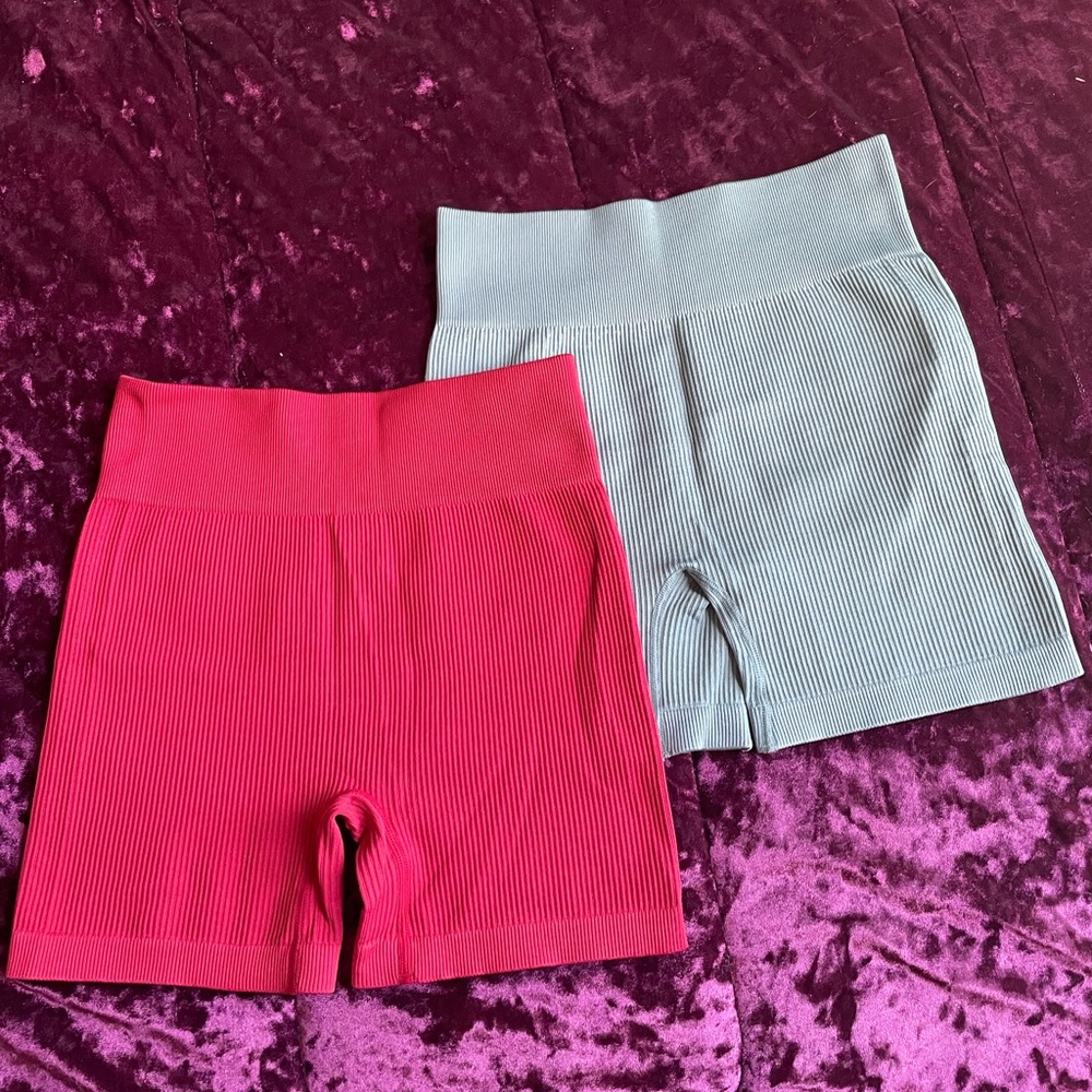 High rise shorts seemless